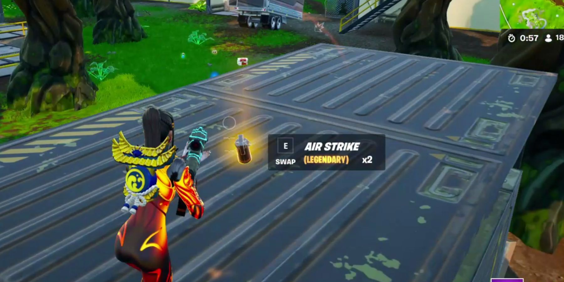 How to Call in an Airstrike in Fortnite OG