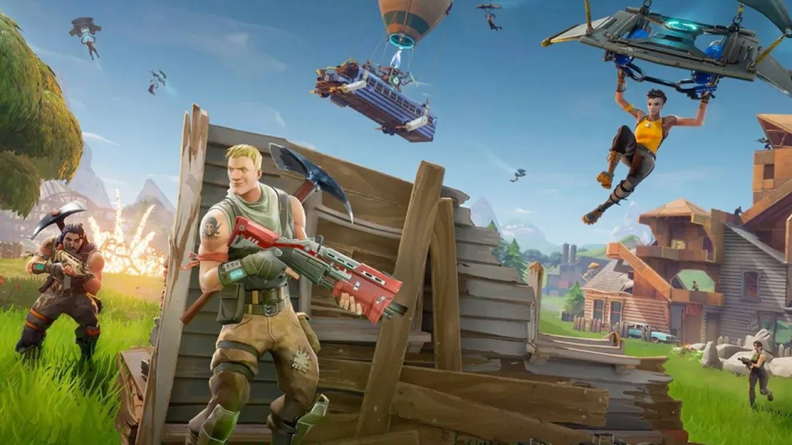 fortnite original promo art