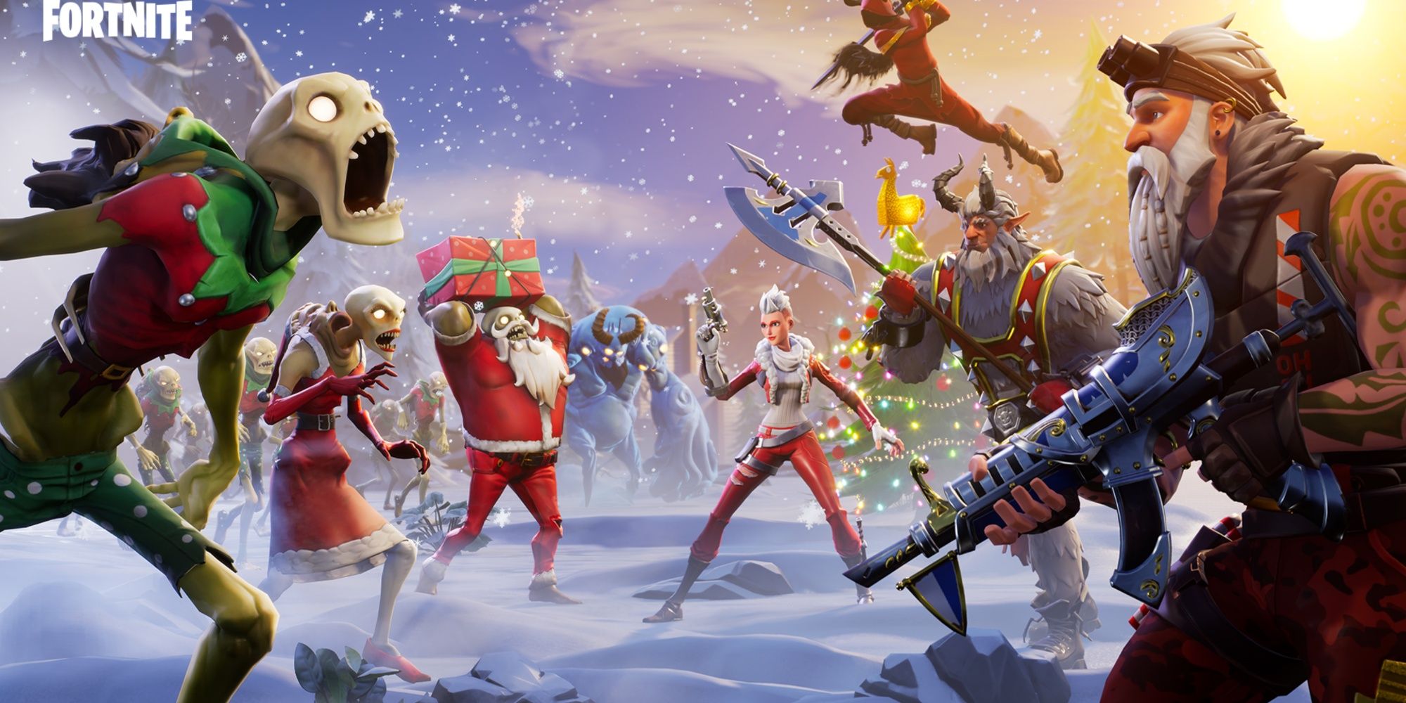 fortnite promotional holiday loading screen