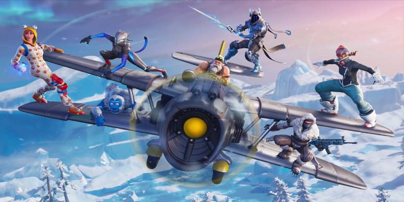 fortnite season 7 battle pass skins on stormwing plane