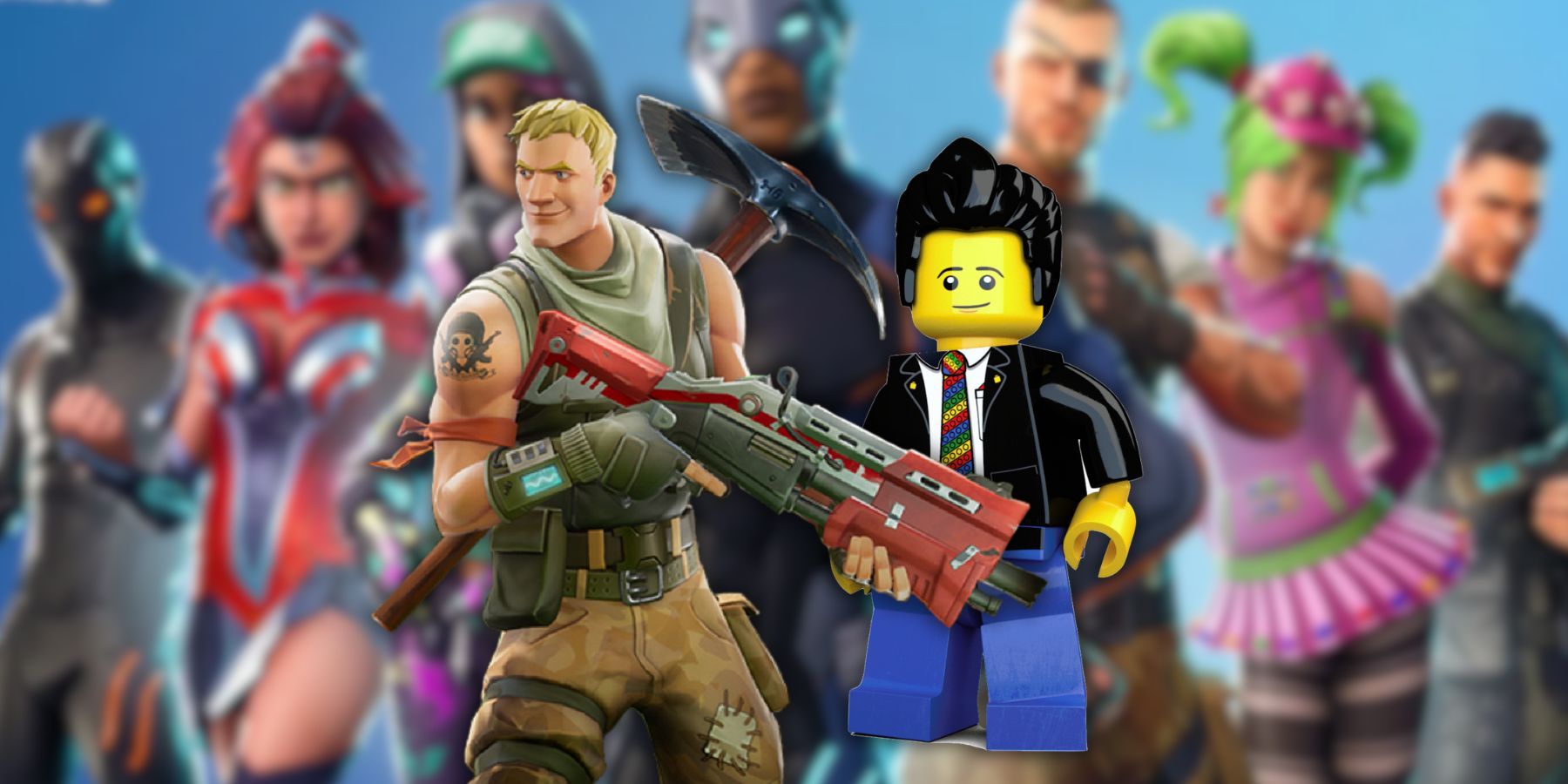 Brick Rick, Lego x Fortnite crossover skin concept + a edit style