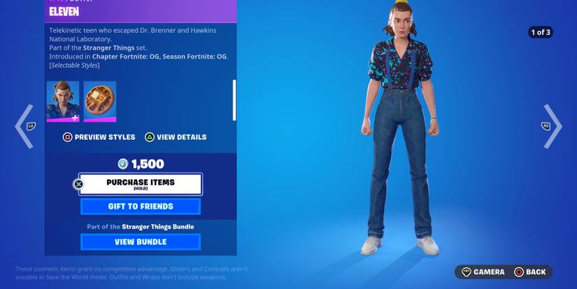 eleven skin in Fortnite