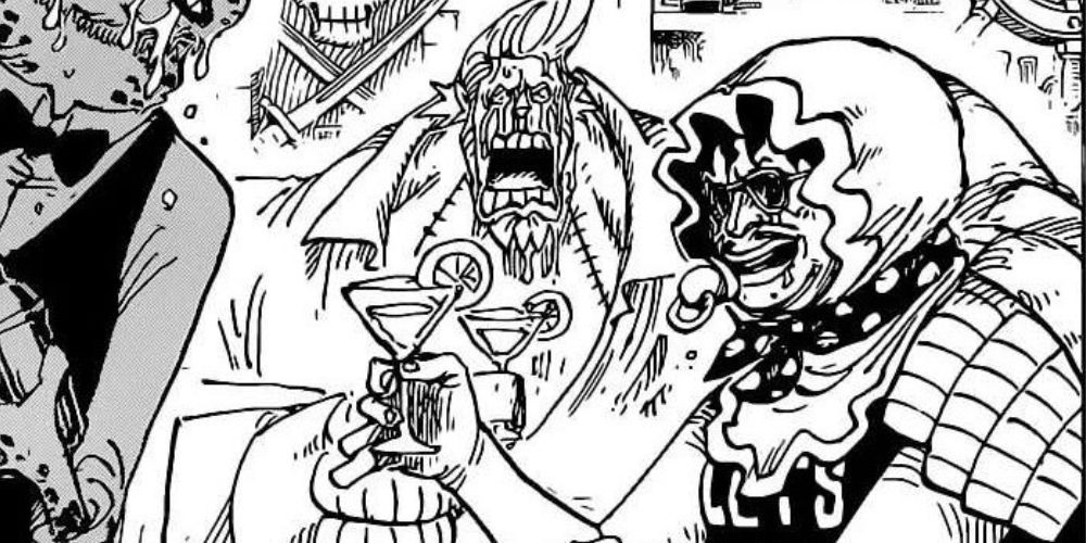 Franky and Senor Pink sharing a drink in a Cover Request