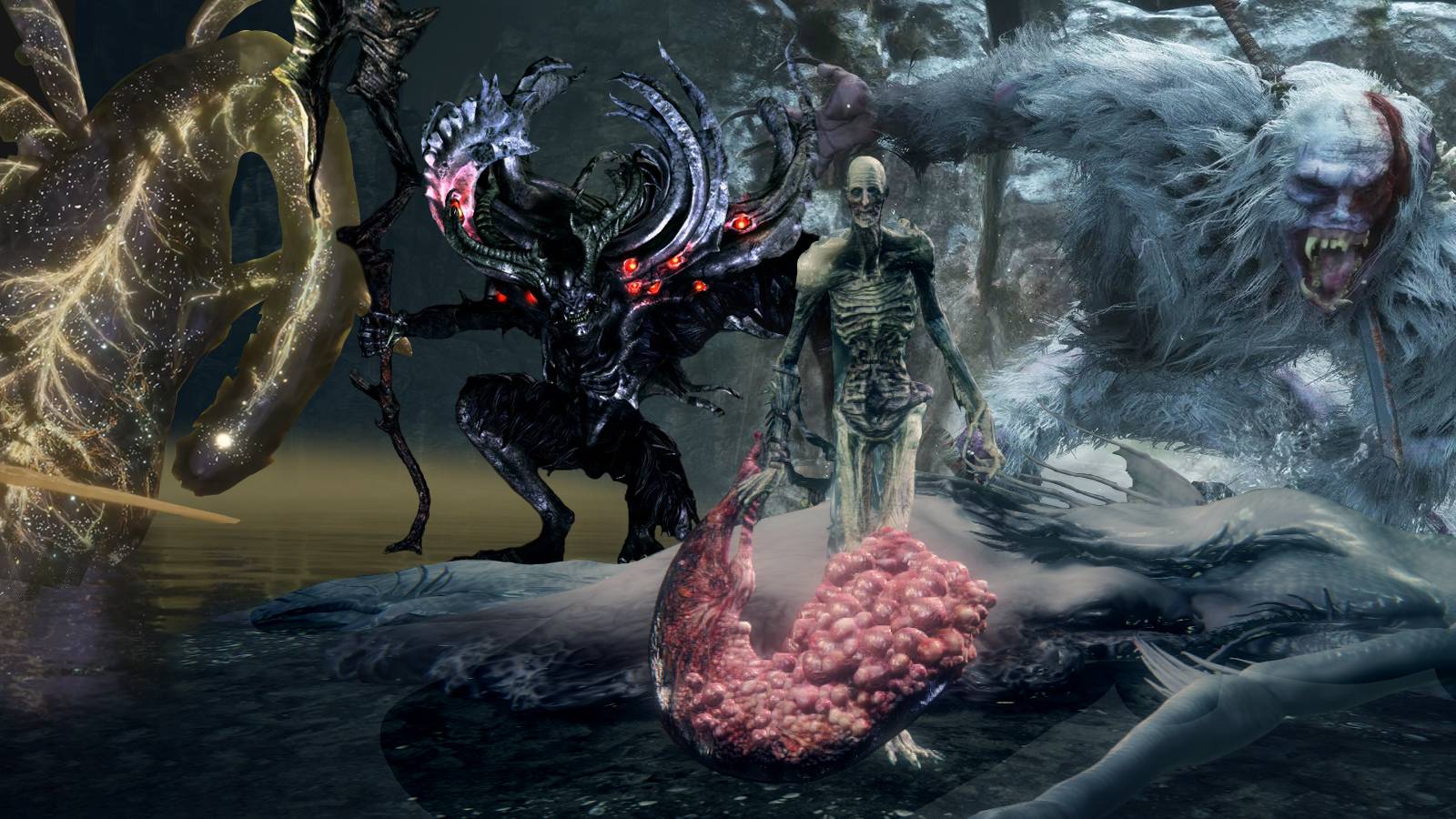 FromSoftware-14-Hardest-Beast-Soulsborne-Bosses,-Ranked