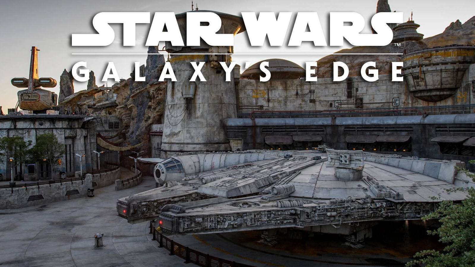 The Millennium Falcon at Star Wars Galaxy's Edge in the Disney Parks