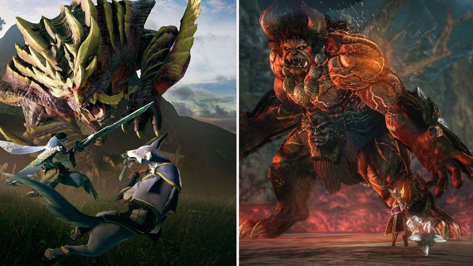 games monster hunter combat