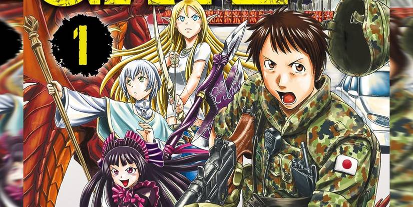 GATE Where the JSDF Fought Geto Jieitai Kano Chi nite Kaku Tatakaeri reverse isekai military manga