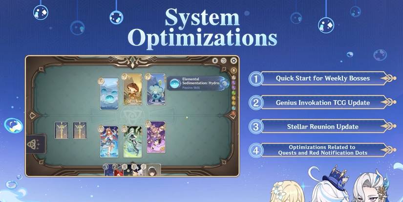 genshin  impact 4.2 new tcg cards