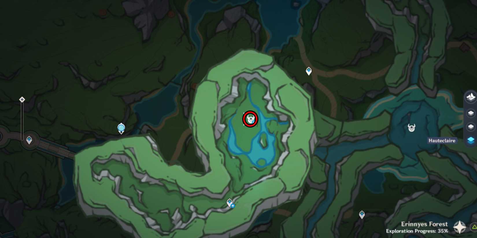 genshin impact fontaine radiant spincrystal location 18