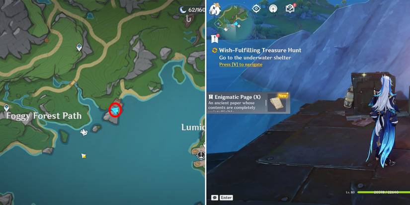 genshin impact how to ge the enigmatic page x