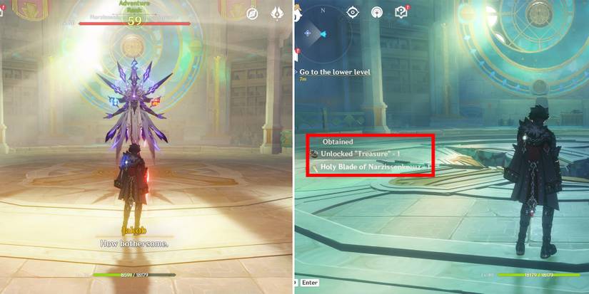 genshin impact how to get the holy blade of narzissenkreuz