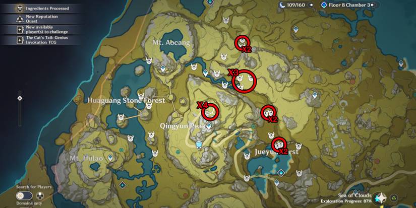 genshin impact jueyun chilis location in jueyun karst