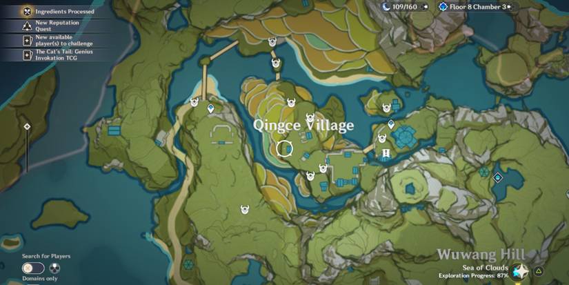 genshin impact jueyun chilis location in qingce village