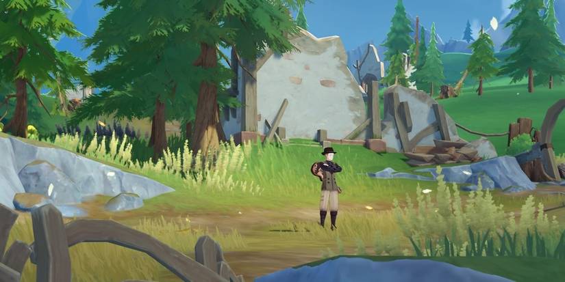 Liam gets ready for his battle in Genshin Impact