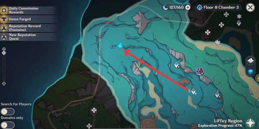 Genshin Impact-  Luachra the Brilliant Location