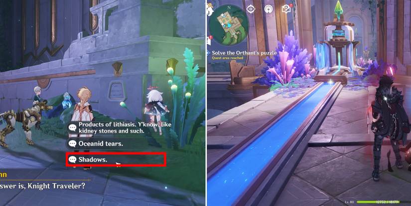 genshin impact muse mother orthant puzzle riddle answer