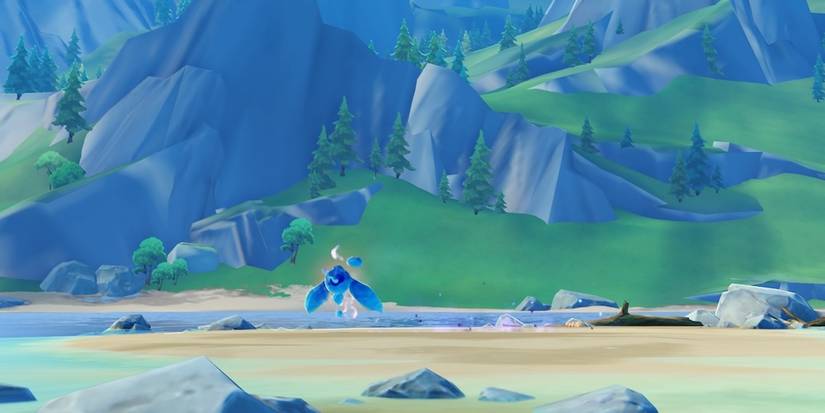 Ninianne patrols the beach in Genshin Impact