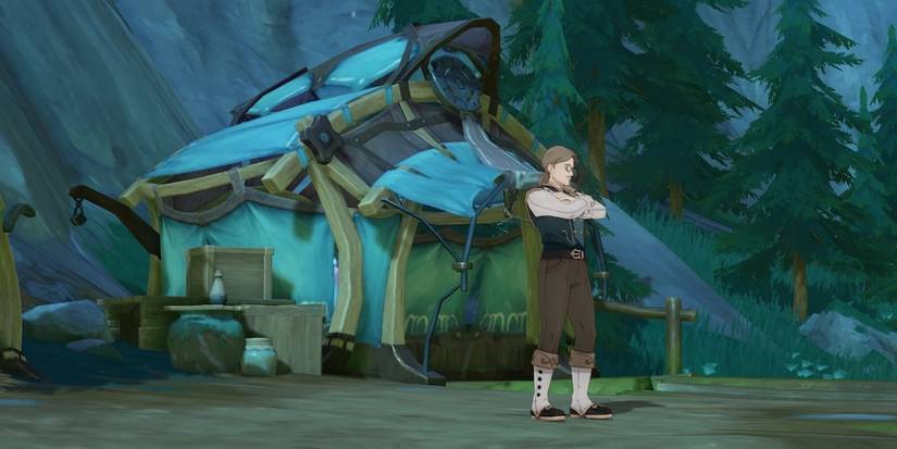 Rocky Avildsen guards his hut in Genshin Impact