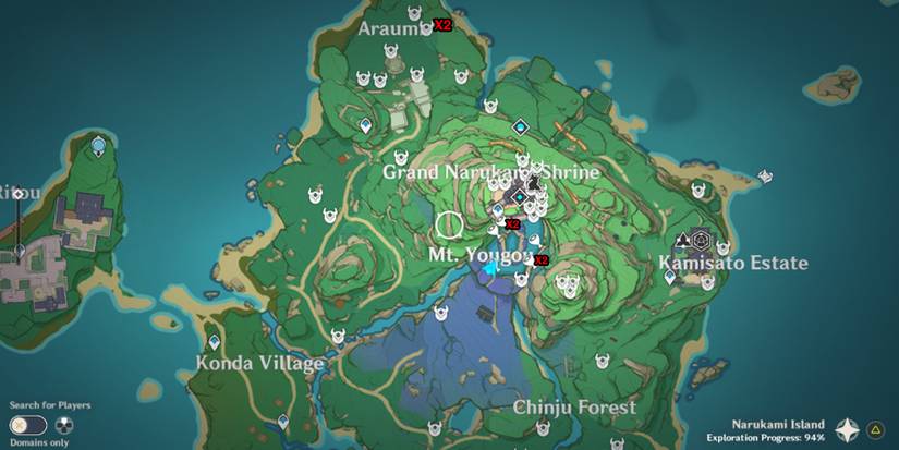 genshin impact sakura bloom location narukami island