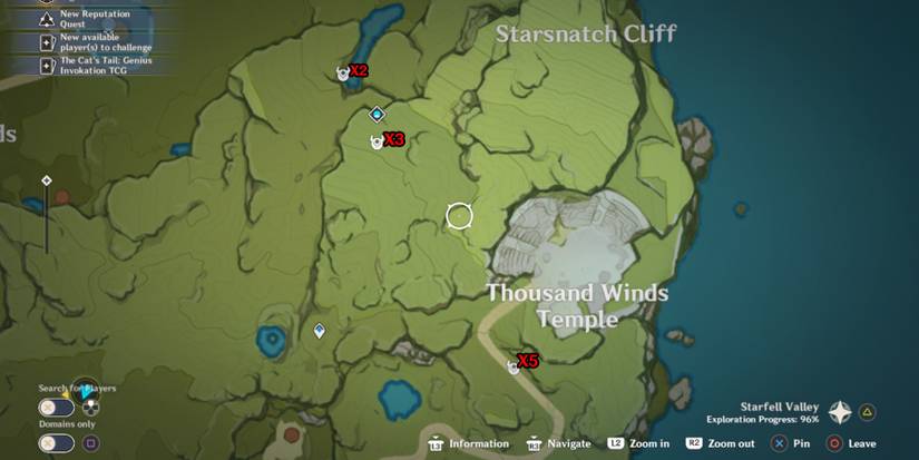 genshin impact small lamp grass location in thousand winds temple