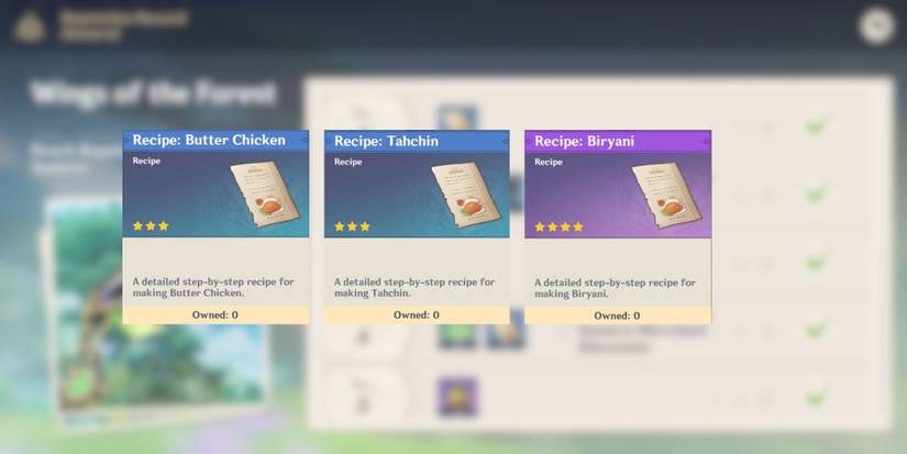 Genshin Impact- Sumeru Food Effendi Recipes