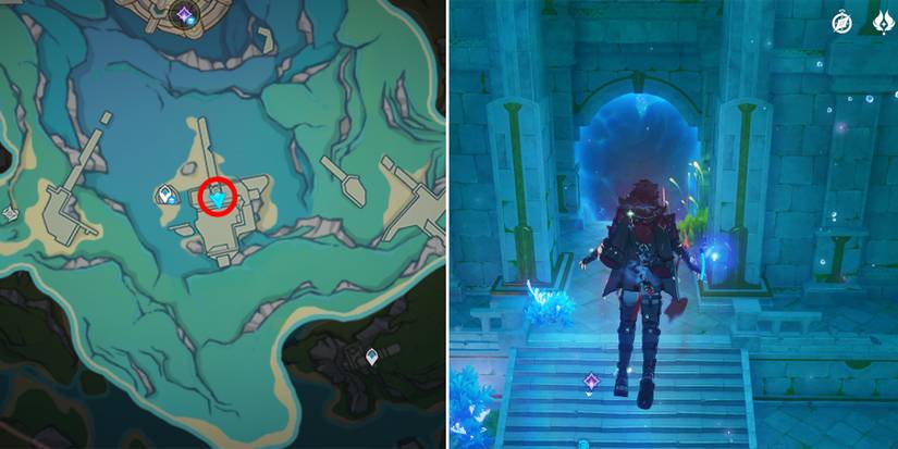 genshin impact thalia and melpomene orthant puzzle entrance location