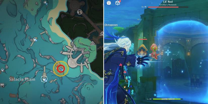 genshin impact treasure-filled underwater shelter location