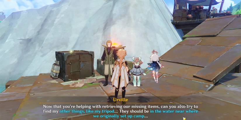 genshin impact wish fulfilling treasure hunt quest sunken items location