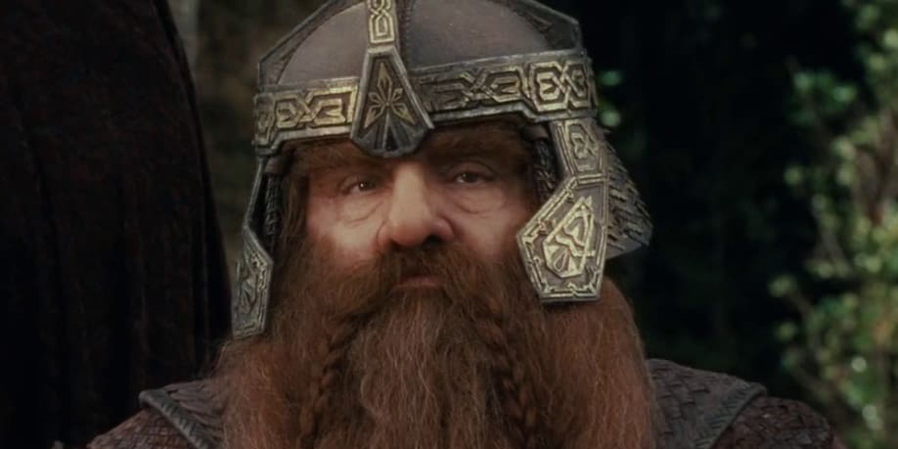 Gimli's Wearing The Helmet Given By Groin, His Father