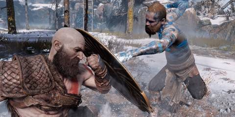 God of War First Baldur Fight
