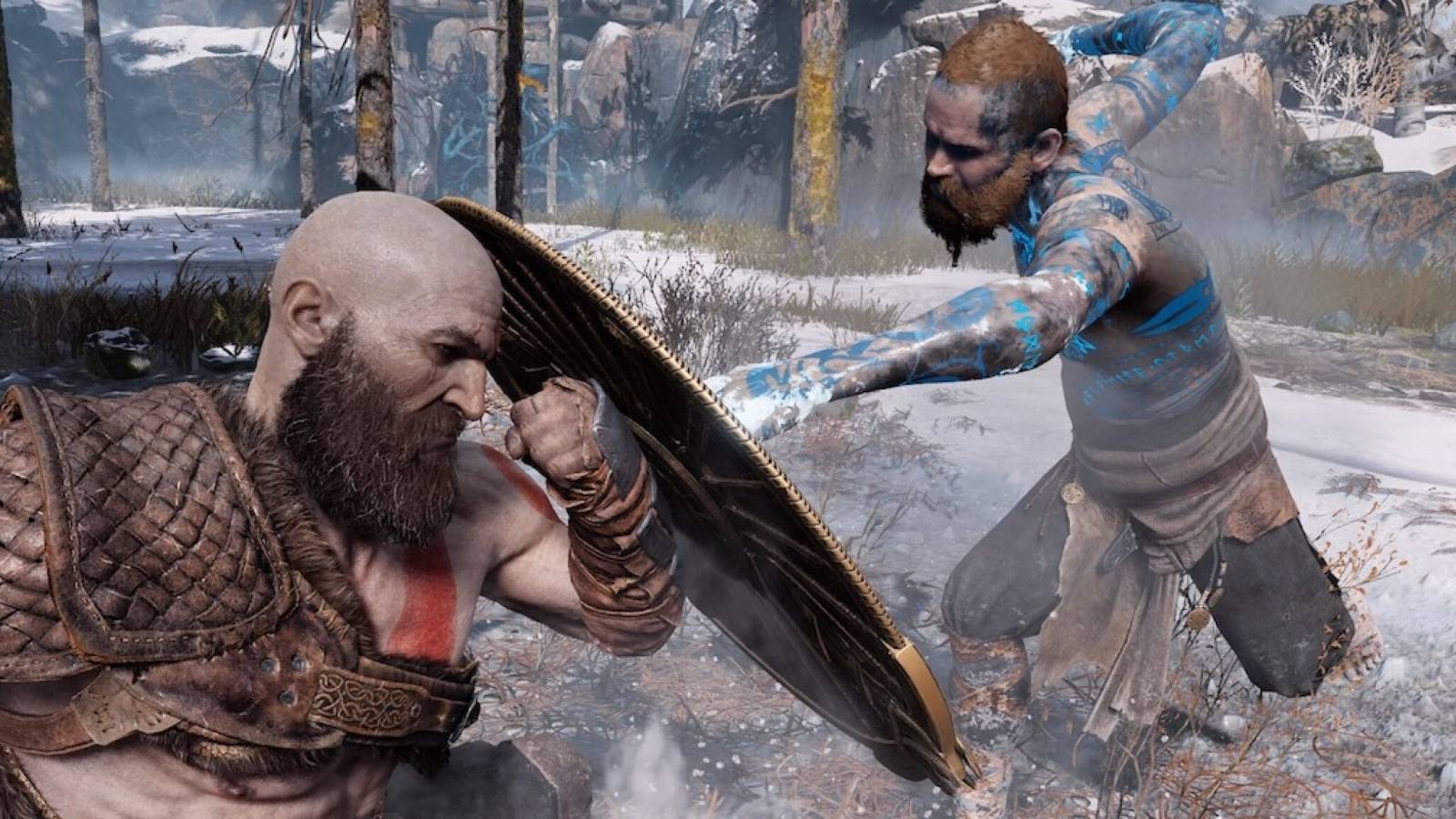 God of War First Baldur Fight