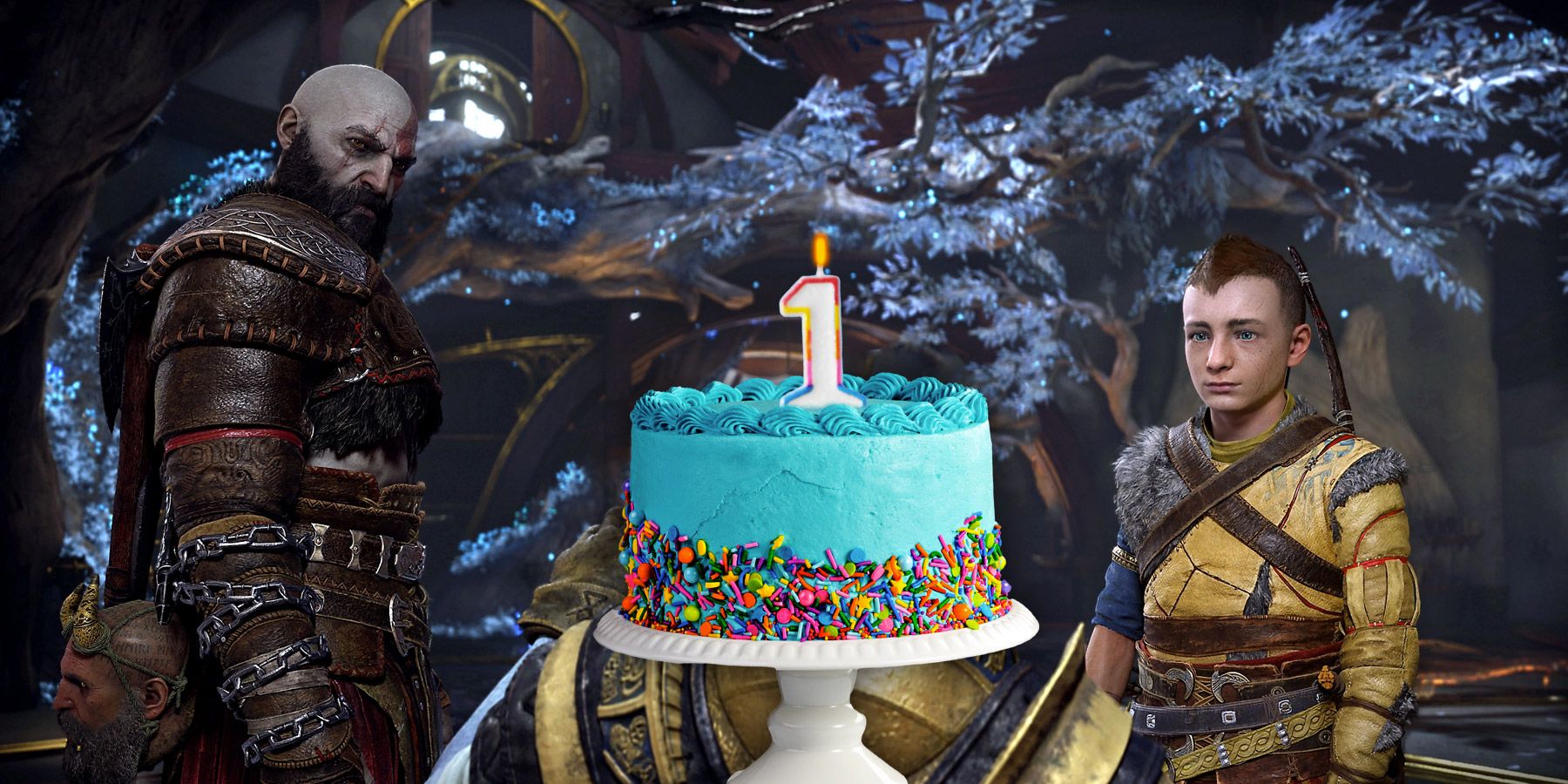 God Of War Ragnarok 1 Year Header