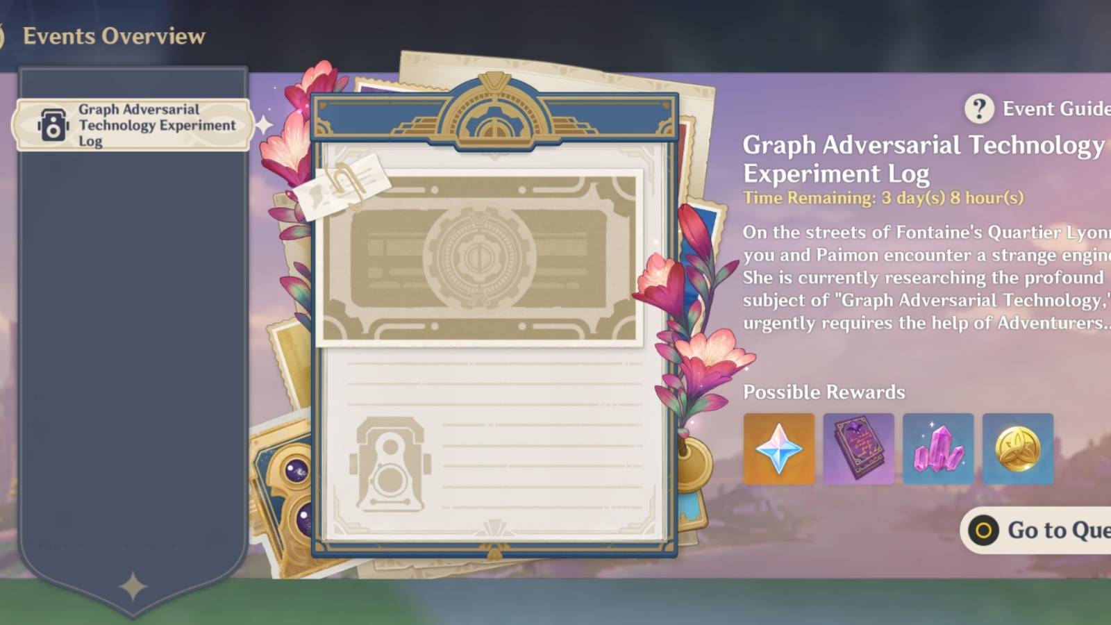 graph adversarial technology experiment log in genshin impact