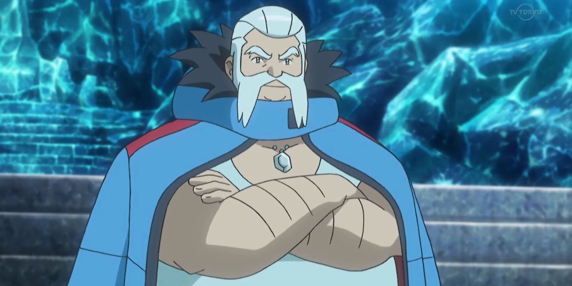 Wulfric, líder de gimnasio en el anime Pokémon