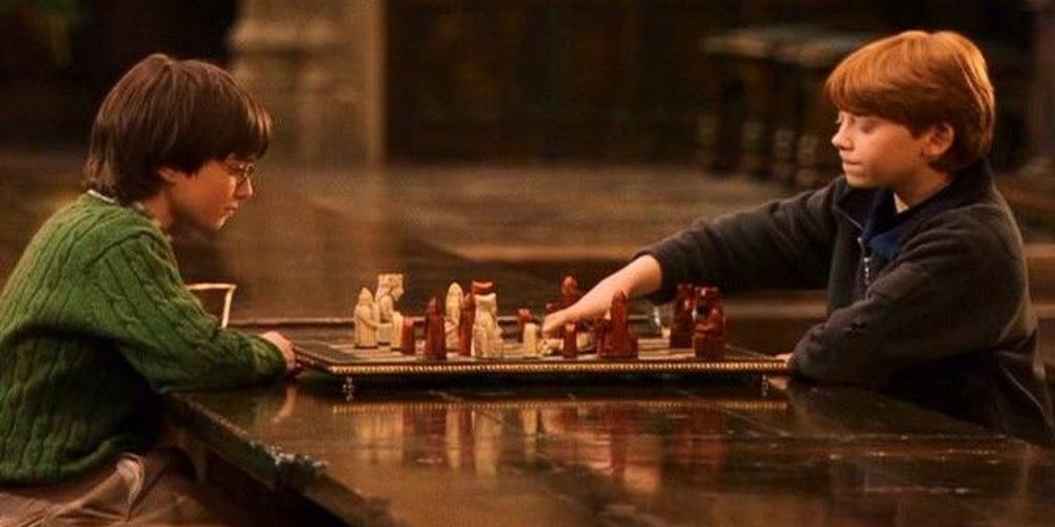 An Image of Harry Potter: Chess Scene