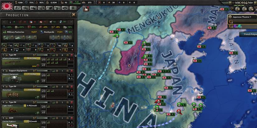 Hearts of Iron 4 Gameplay