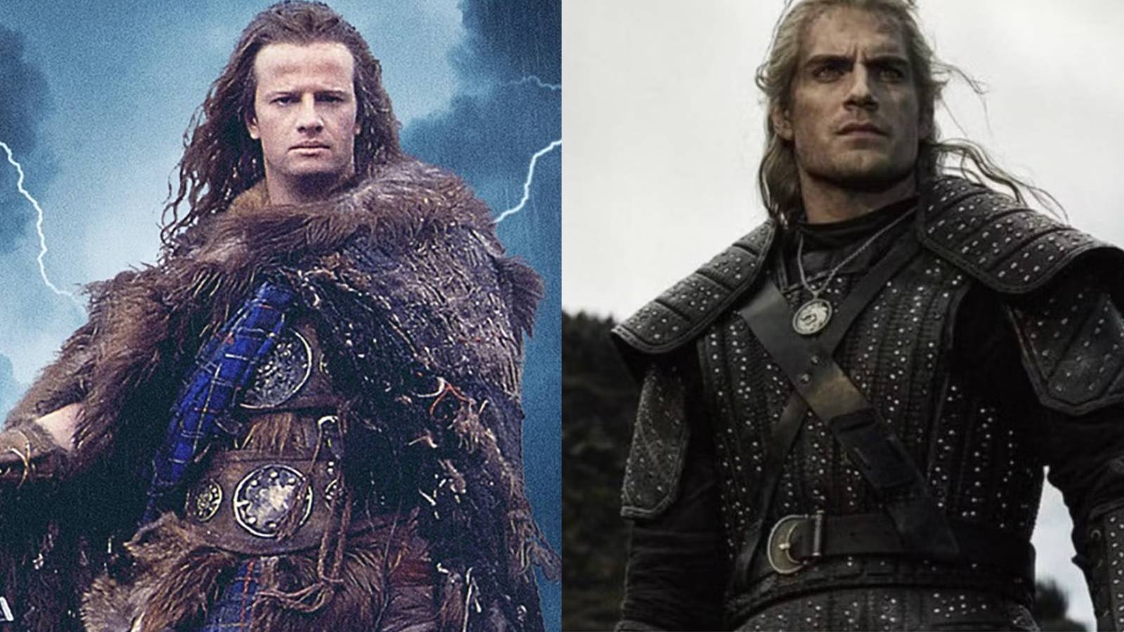 Christopher Lambert and Henry Cavill