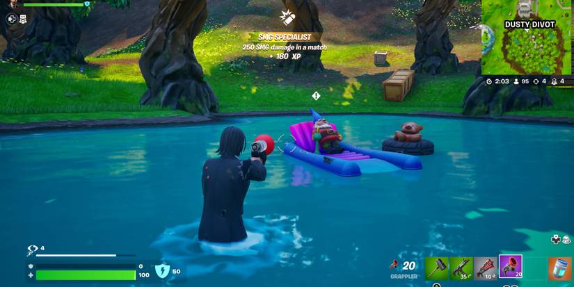 hidden gnome at dusty divot