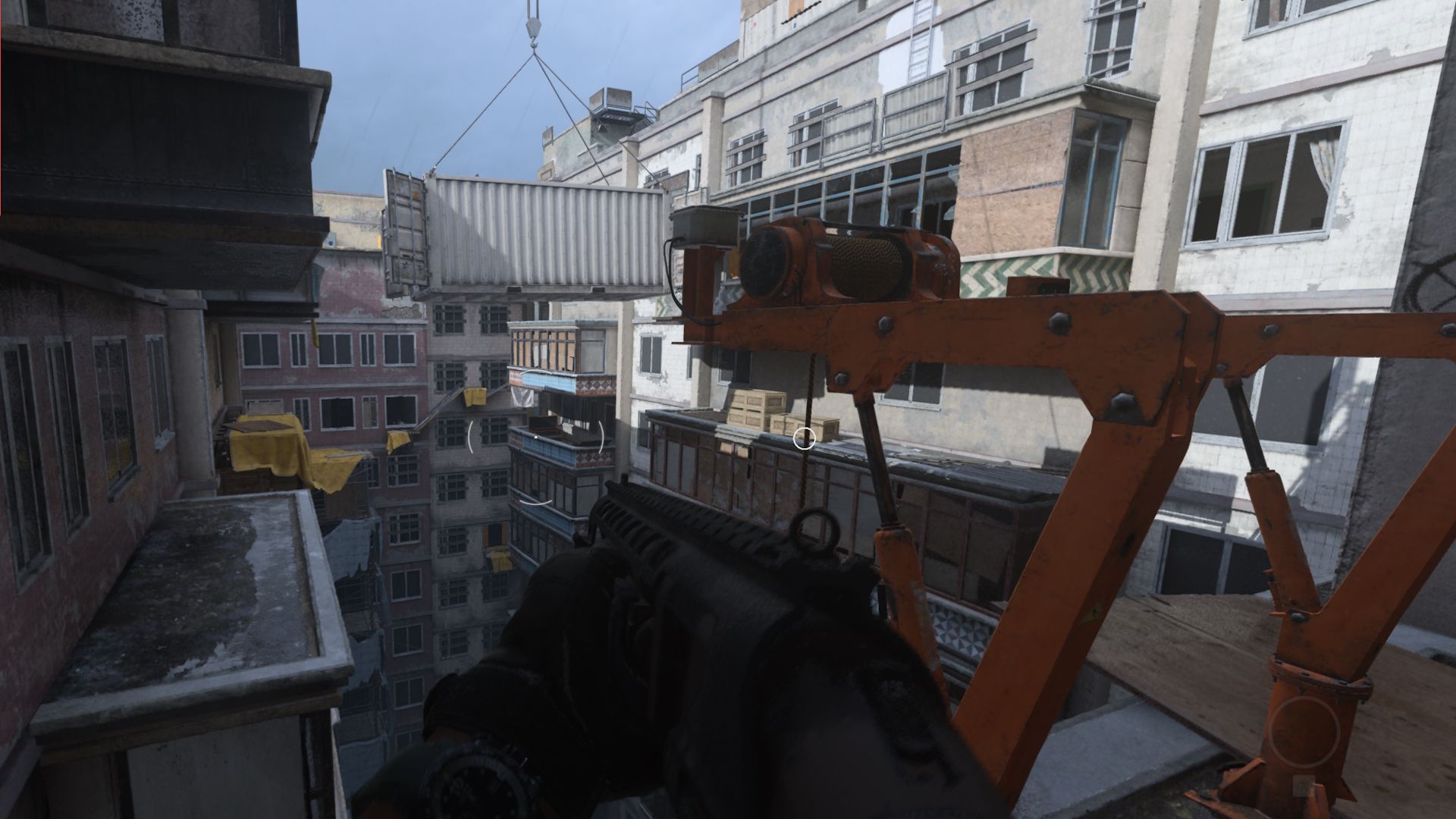 Highrise scaffolding Modern Warfare 3