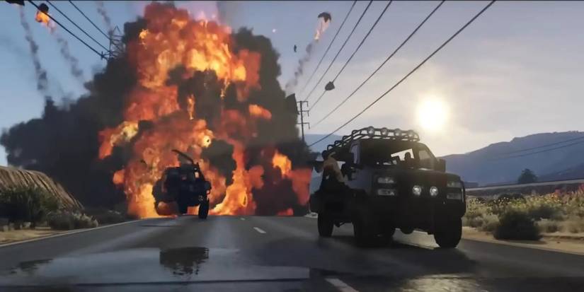 Highway Explosion GTA Online