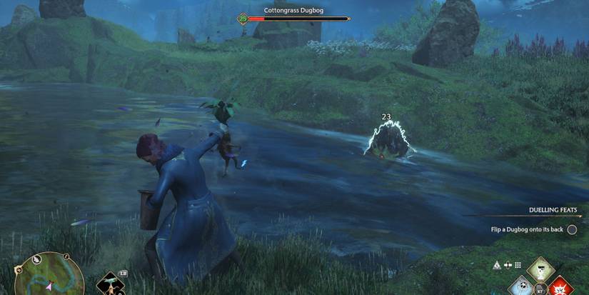 hogwarts legacy mandrake combat