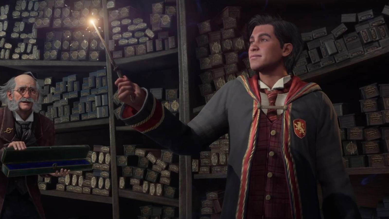 hogwarts legacy student wand