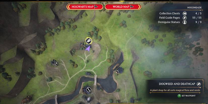 hogwarts legacy where to buy mandrake map location dogweed and deathcap