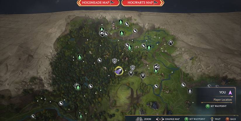 hogwarts legacy where to find madrake map location