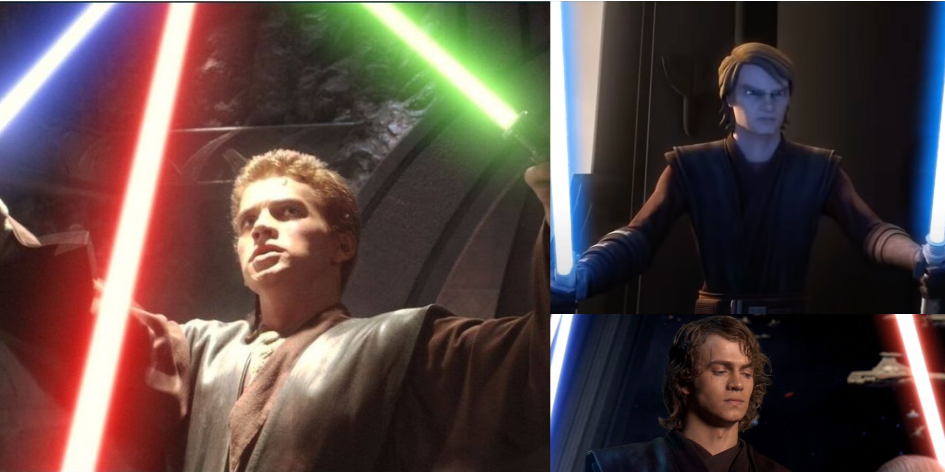 Anakin duels Count Dooku, and Barriss offee
