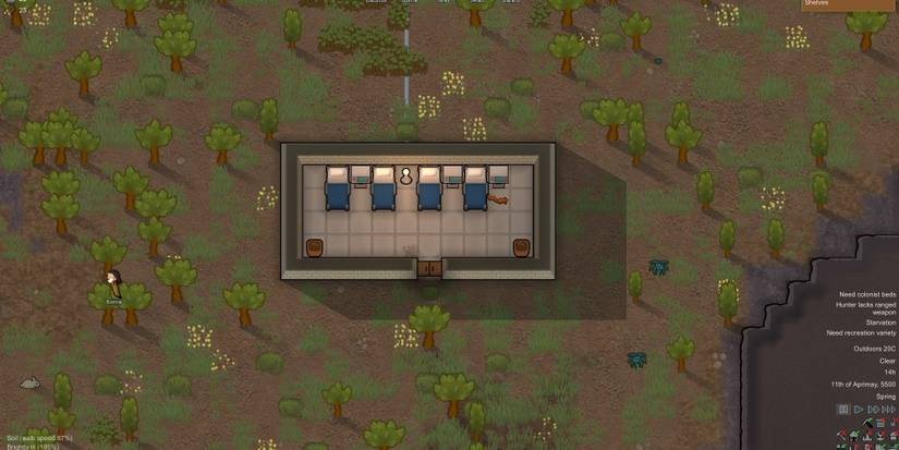 Hospital made of marble material