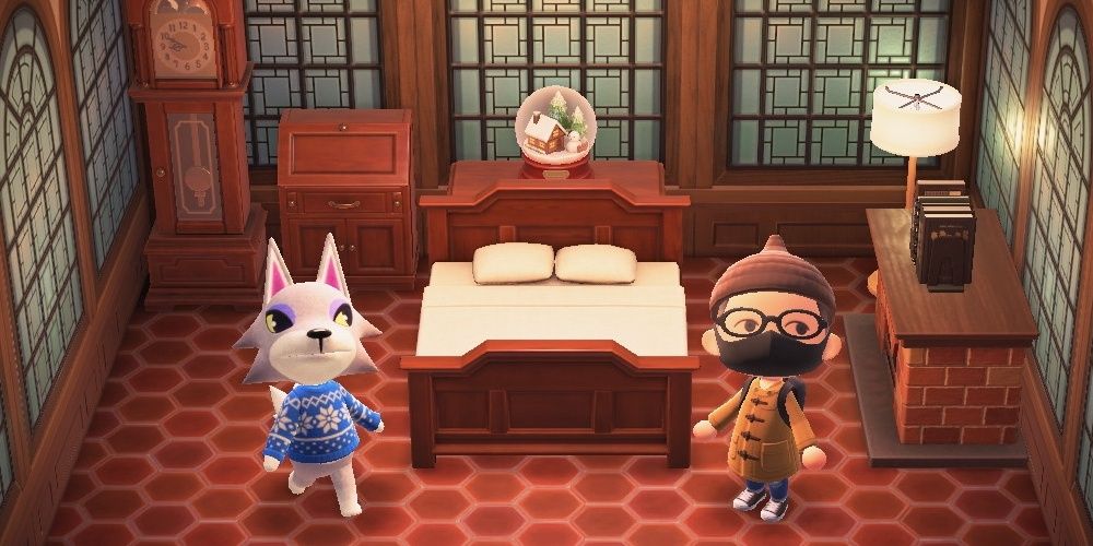 Screenshot of Fang's House in Animal Crossing New Horizons.