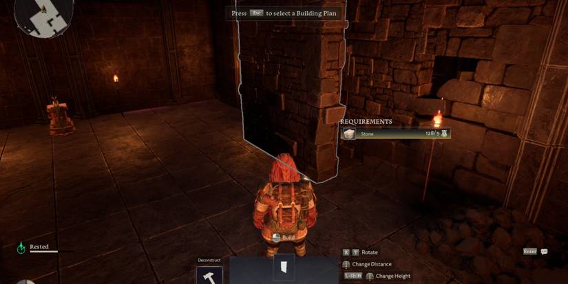 how to build a wall in return to moria