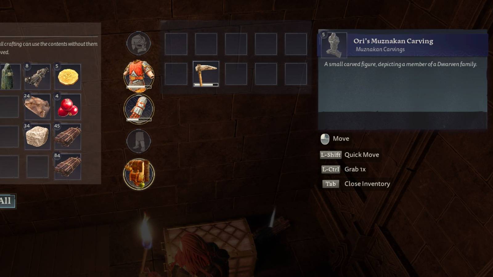 muznakan carvings in return to moria