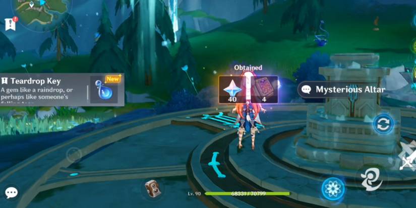how to get foggy forest teardrop key in genshin impact